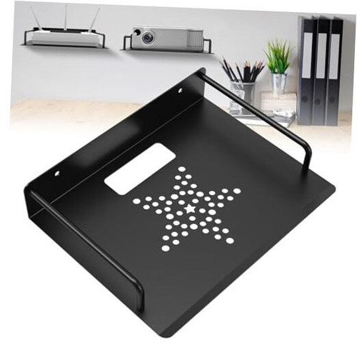Projector Shelf for Wall, Aluminum Alloy WiFi Router Wall Mount Shelf Easy to