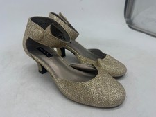 Array Womens Charlie Pumps Gold Glitter Spark...