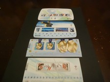 4 mint Canadian postage stamp souvenir sheets-2010 Olympics