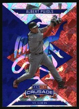 Albert Pujols 2025 Crusade Crusade Blue Cracked Ice #99 Cardinals 