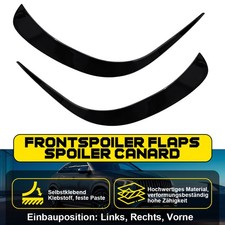 F&uuml;r Mercedes GLE W167 C167 Coup&eacute; AMG 2x Sto&szlig;stange Flaps Canards vorne L+R