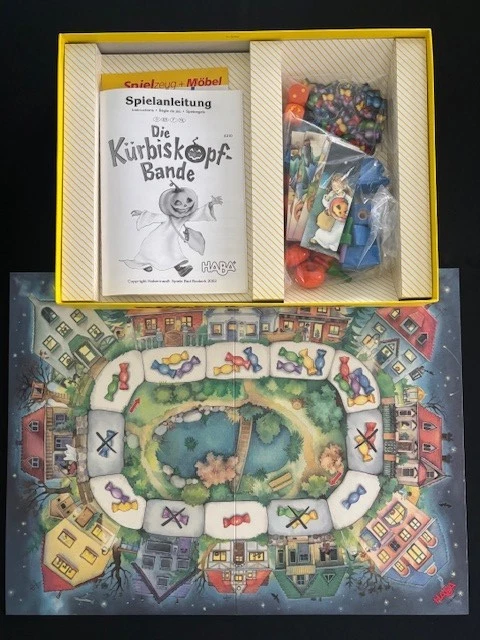 Die Kürbiskopf-Bande Brettspiel Spiel von HABA vollständig - Bild 2 von 4