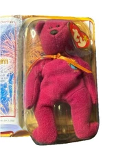 1999 Millennium The Bear Teenie Beanie Baby McDonalds 2000 Brand New In Package