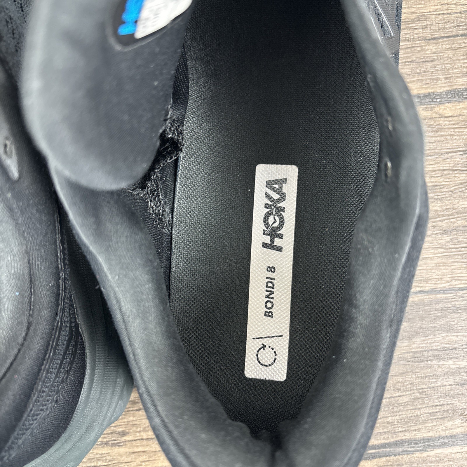 Hoka One One Bondi 8 Triple Black Running Shoes Women’s Size 10D Wide Sneakers thumbnail 22