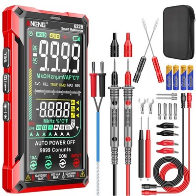 9999Counts Digital Multimeter Tester TRMS Smart Auto-Ranging