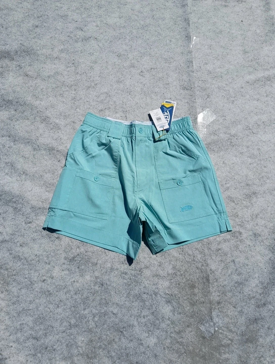 AFTCO Shorts Mens 34 Bahama BlueFishing Cargo Pockets Utility Hiking NWT 6"
Opens in a new window or