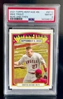 2021 Topps Heritage High Number Mike Trout #NT-12 Now And Then PSA 8 NM-MT