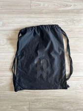 11 by Boris Bidjan Saberi Mesh Logo Drawstring Bag Black