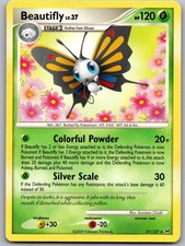 Beautifly 21/127 Rare Platinum Pokemon Near Mint