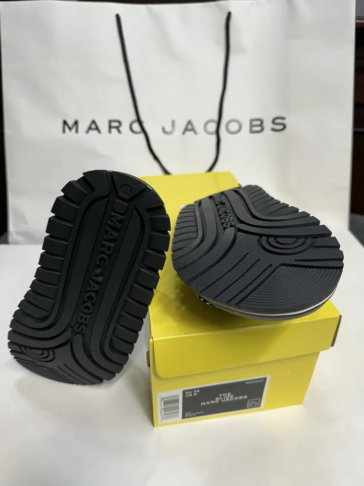 Marc Jacobs Black and White Monogram Slide - Image 2 of 2