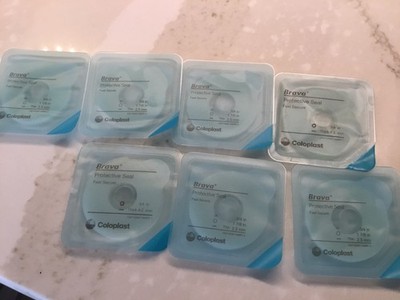 7 Coloplast 12045 Moldable Standard Wear Skin Barrier Rings SHIPS FREE