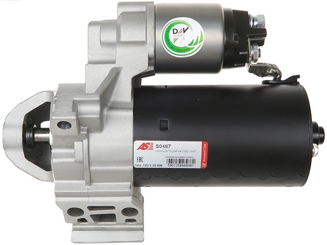 ✅Fits AS ROZRUSZNIKI I ALTERNATORY S0487 STARTER   ⭐UK Seller⭐