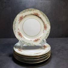 Jyoto China Japan Fairmont Dinner Plate Gold Trim Floral
