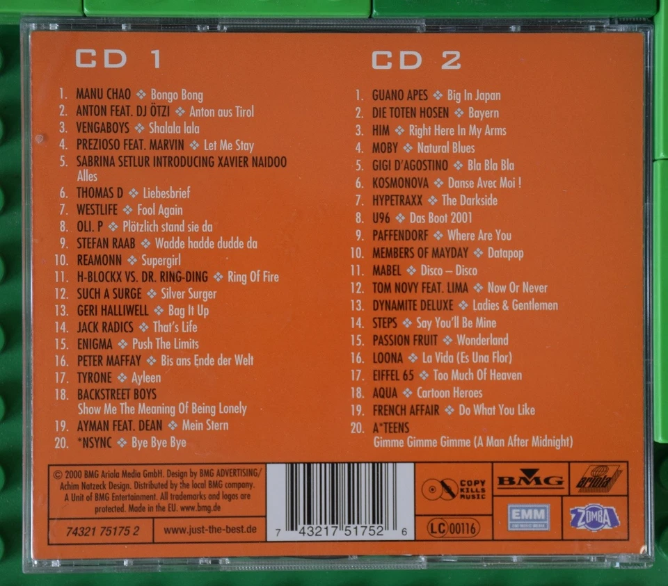 Various - Just The Best 2/2000 - BMG Ariola - Doppel-CD - Bild 2 von 4