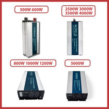 500W-4000W Pure Sine Wave Power Inverter 48V DC to 110V/120V AC Camp RV CAR new