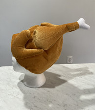 Plush Roasted Turkey Hat Thanksgiving Costume Adult Halloween Christmas