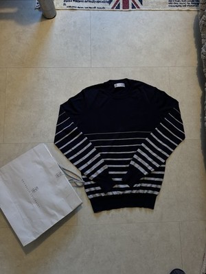 Brunello Cucinelli Striped Classic Sweater