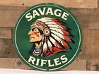 Savage Arms Rifles Ammunition Vintage Style Metal Sign Hi Gloss
