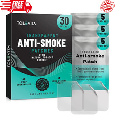 TOLEVITA Anti- Smoke Herbal Patches Transparent 21 mg  Quit Smoking Patches