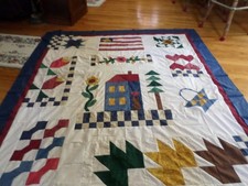 Jo Ann Quilt A Year at Home Quilt Top finished and ready for you to complete