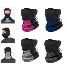 Winter Neck Gaiter Bandana Fleece Warmer Face Mask Scarf for Men Women Outdoor