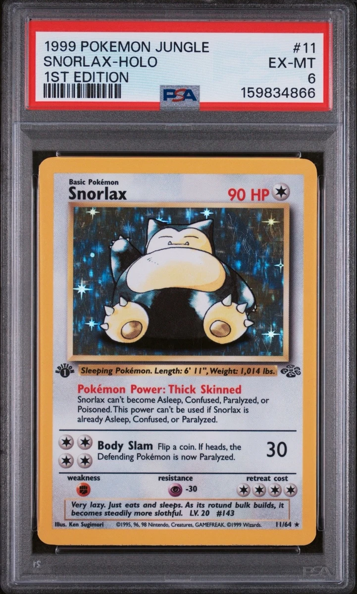 Snorlax 11/64 Jungle for sale | eBay