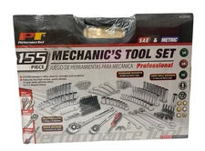 Performance Tool W30502 155-Piece SAE & Metric Mechanic's Tool Set