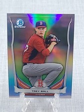 2014 Trey Ball Bowman Chrome Draft Picks #CTP-20 Silver Refractor