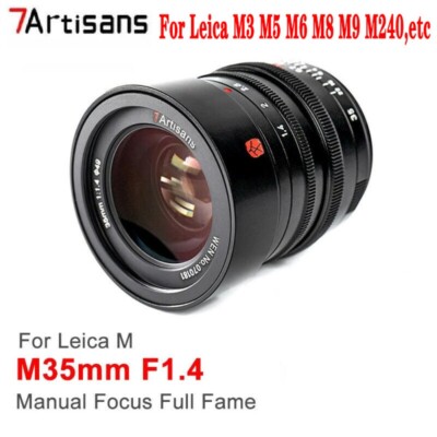 7artisans 35mm Full Frame Prime Lens For Leica M Mount
