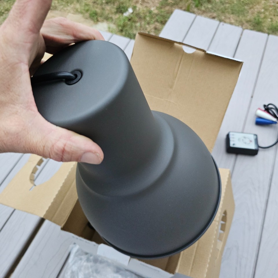 Brand New IKEA HEKTAR Dark Gray Pendant Lamp 203.903.76 eBay