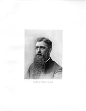 FLAVEL SHURTLEFF THOMAS,MD FROM HANSON.1897 PLYMOUTH CO,MASS 10.7"x8" ART PRINT