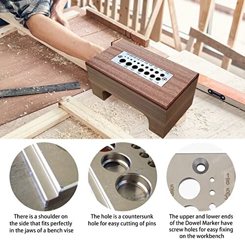 "A2 Steel Dowel Plate Steel Dowel Plate 17 Holes Dowel Maker Steel