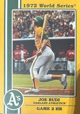 2021 Topps Heritage 1972 World Series Highlights#72WS-4 Joe Rudi 