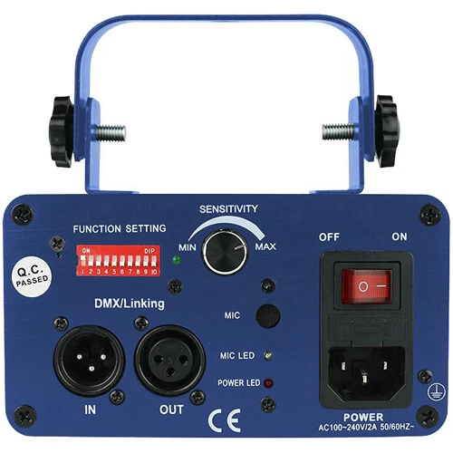 Pair of 2x Blizzard Pocket Cosmos DMX Fat Beam Laser (Green) - Image 3 of 3