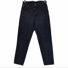 Vintage Levi's 550 90s High Waist Taper Mom Jeans Black Size 29 Womens