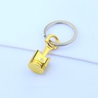 <!--F#f_0-->Piston Keyring Chrome Metal Auto Car Engine Parts Keychain Pendent Gift<!--F/-->