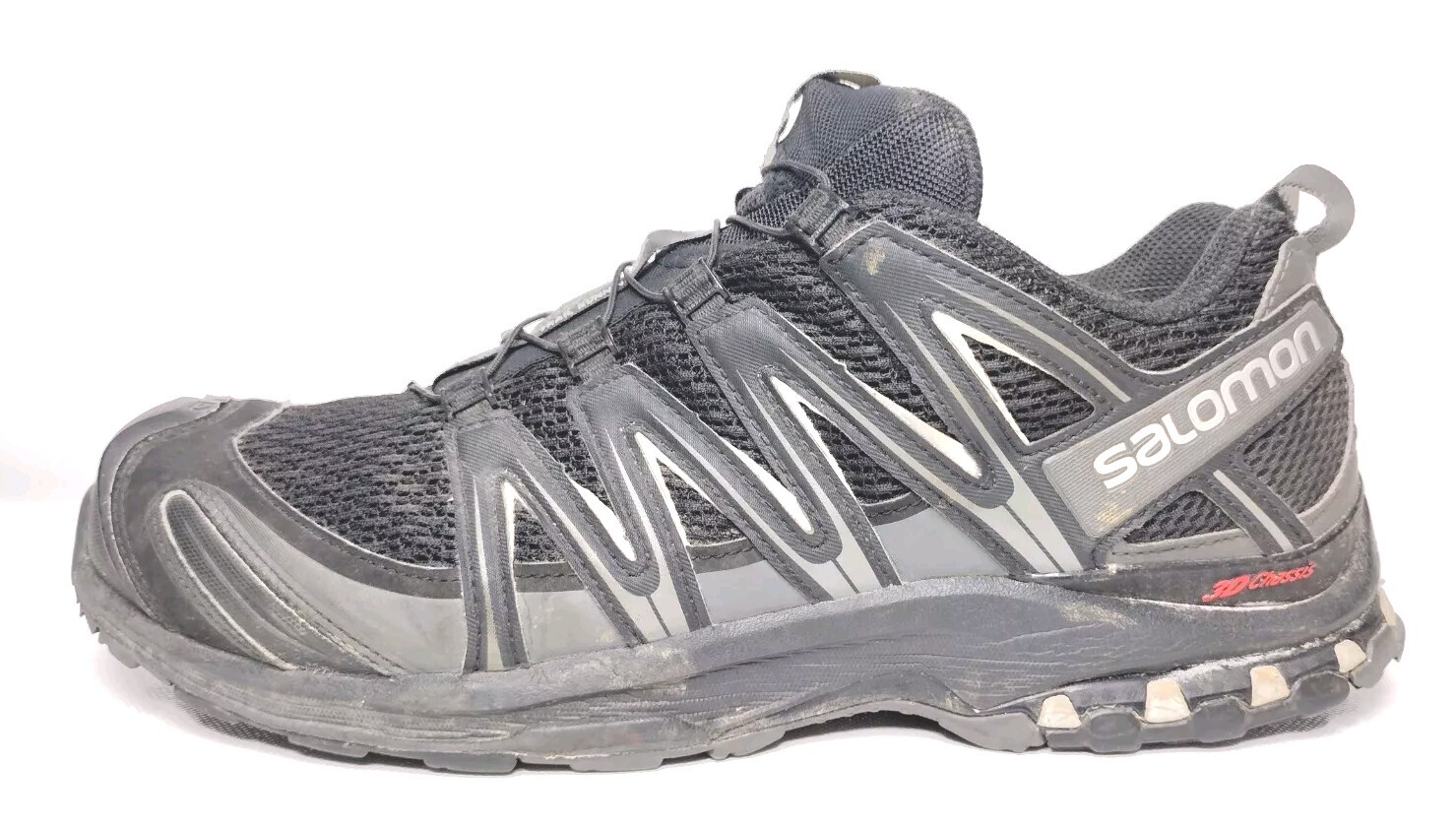 Salomon XA Pro 3D da uomo taglia 12 5 US nero abbigliamento attivo outdoor trail running escursionismo