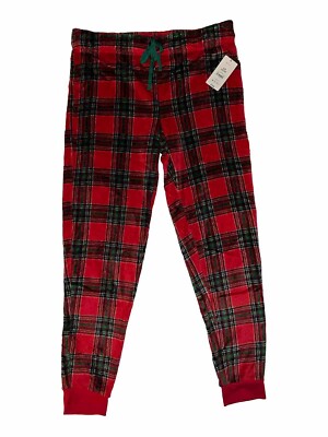 Womens Plaid Pj Joggers New Women's Secret Treasures Plaid Light