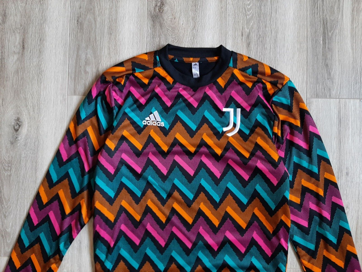 Juventus Pre Warm Up Sweatshirt Soccer Jacket Size XS/S Italy