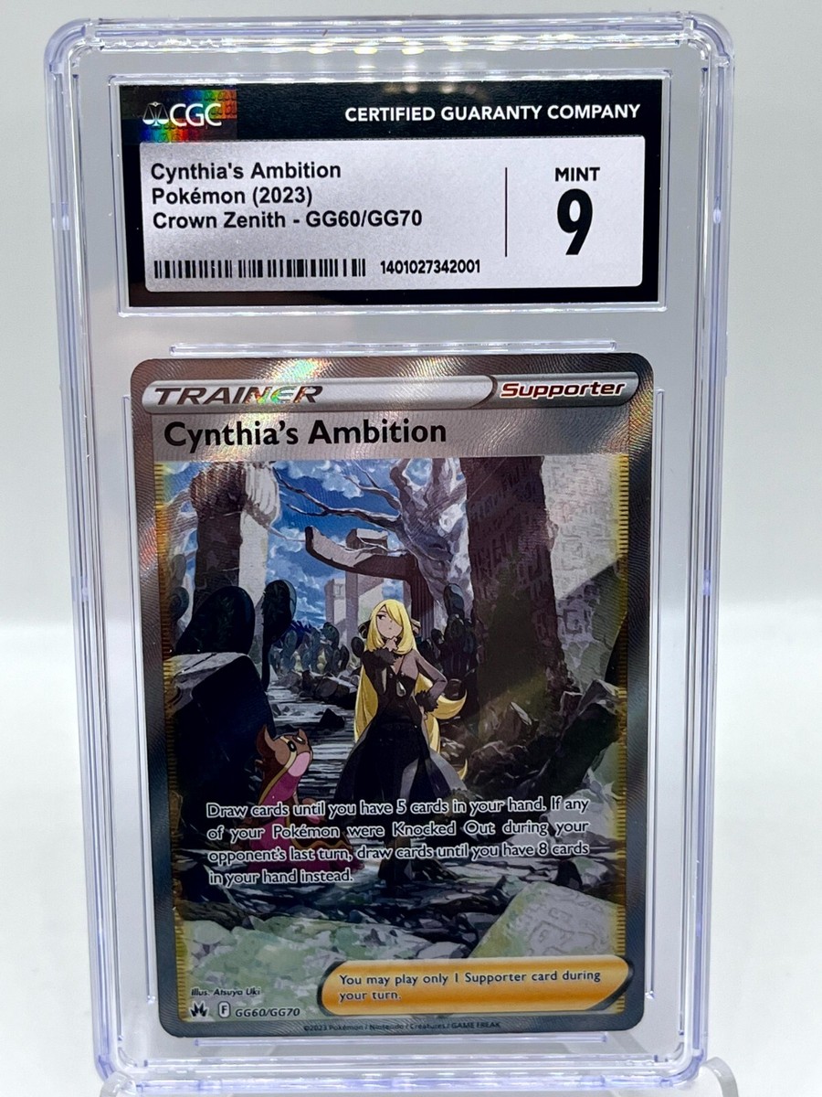 Cynthia's Ambition GG60/GG70 Crown Zenith Galarian Alt Art Cynthia's Ambition GG60/GG70 Crown Zenith Galarian Alt Art