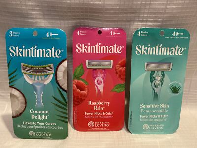 Women Disposable Razor Skintimate Sets 3