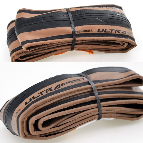 2PCS Road Bike Tire - Black Brown 700x28C Continental Folding outer tyres - Picture 4 of 12