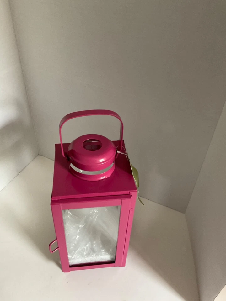 Lanterna de ferro para farol suporte de vela luz noturna decoração lâmpada castiçal 15 pol - Imagem 3 de 3