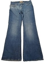 Vtg Y2K Steve & Barry's Women's Denim Distressed Bootcut Jeans. Size 6 Short.