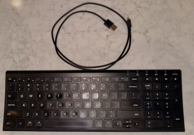 iClever IC-BK10 Bluetooth Universal Ultra-thin Keyboard - Black