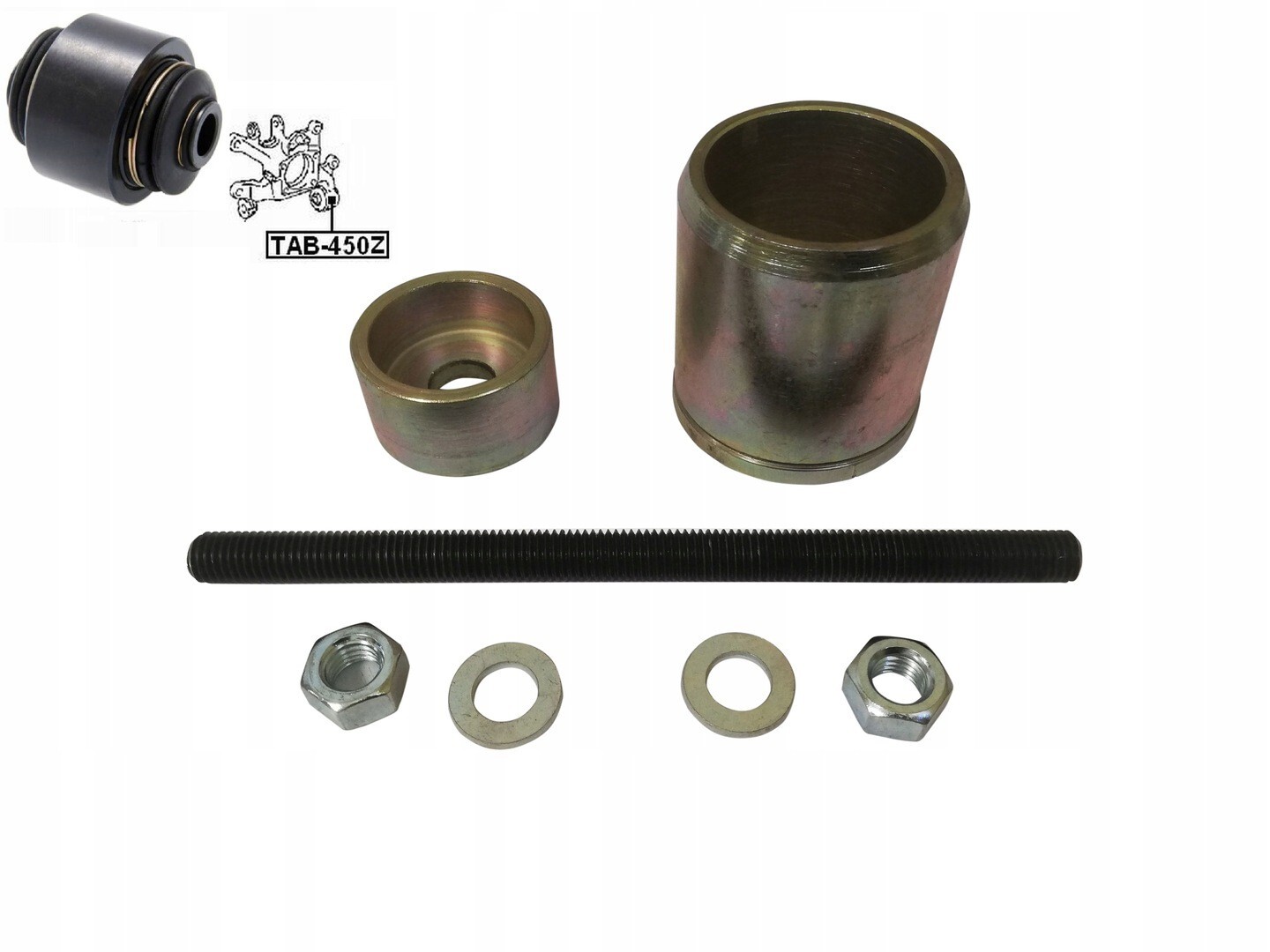 Extracteur silentbloc essieu arrière de suspension pour auto Toyota Zelas Vanguard Scion Harrier