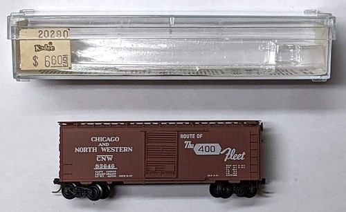 MTL Micro-Trains 20290 Chicago Northwestern CNW 83646 40 pies vagón de carga de una sola puerta | Zustand: New