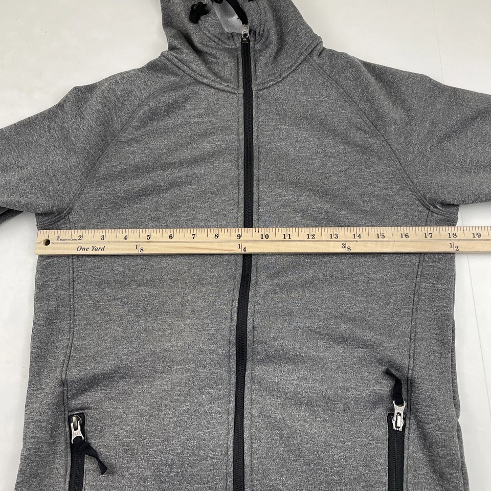 Толстовка с капюшоном женская на молнии Columbia Golf размер S серая полиэстер легкая - Изображение 4 из 4