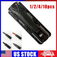 1-10PCS Black Baton Holder Expandable Plastic Swivelling Case Telescopic Holster