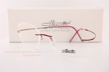 New Silhouette Eyeglass Frames TMA Must Collection 5515 CT 3040 Wine Titan SZ 53